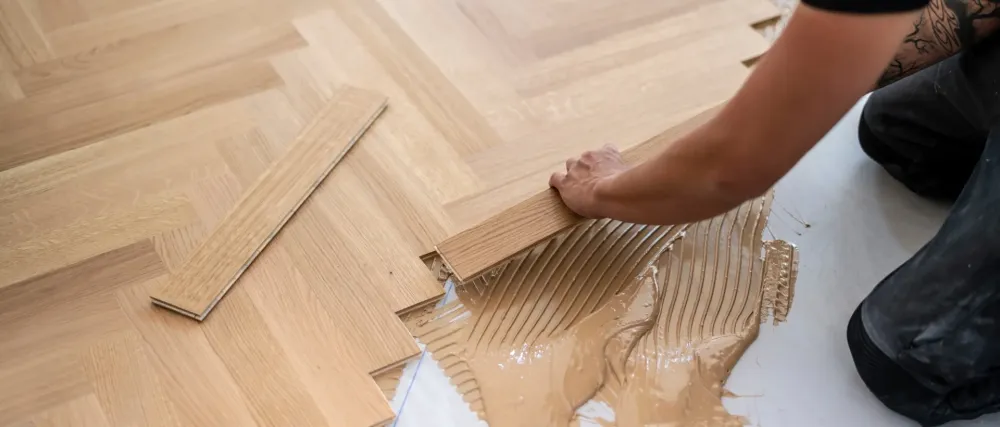 parquet sol sur mesure